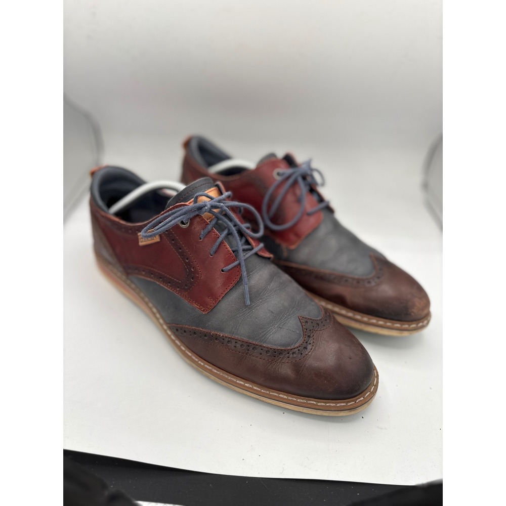 Pikolinos San Telmo M1L-4458 Mens Leather Wingtip Brogue Oxford Shoes Multi 44